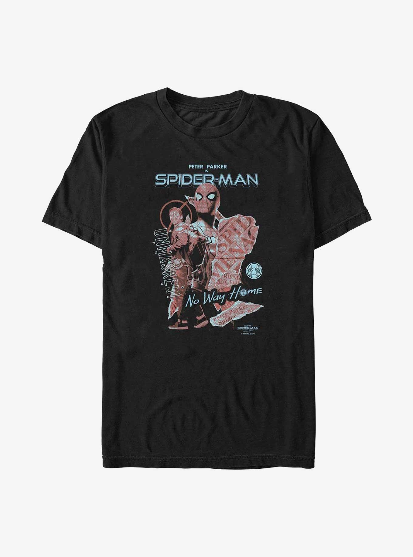 Marvel Spider-Man: No Way Home No Mask Cover T-Shirt, , hi-res