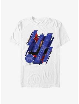 Marvel Spider-Man: No Way Home Schematic Panels T-Shirt, , hi-res