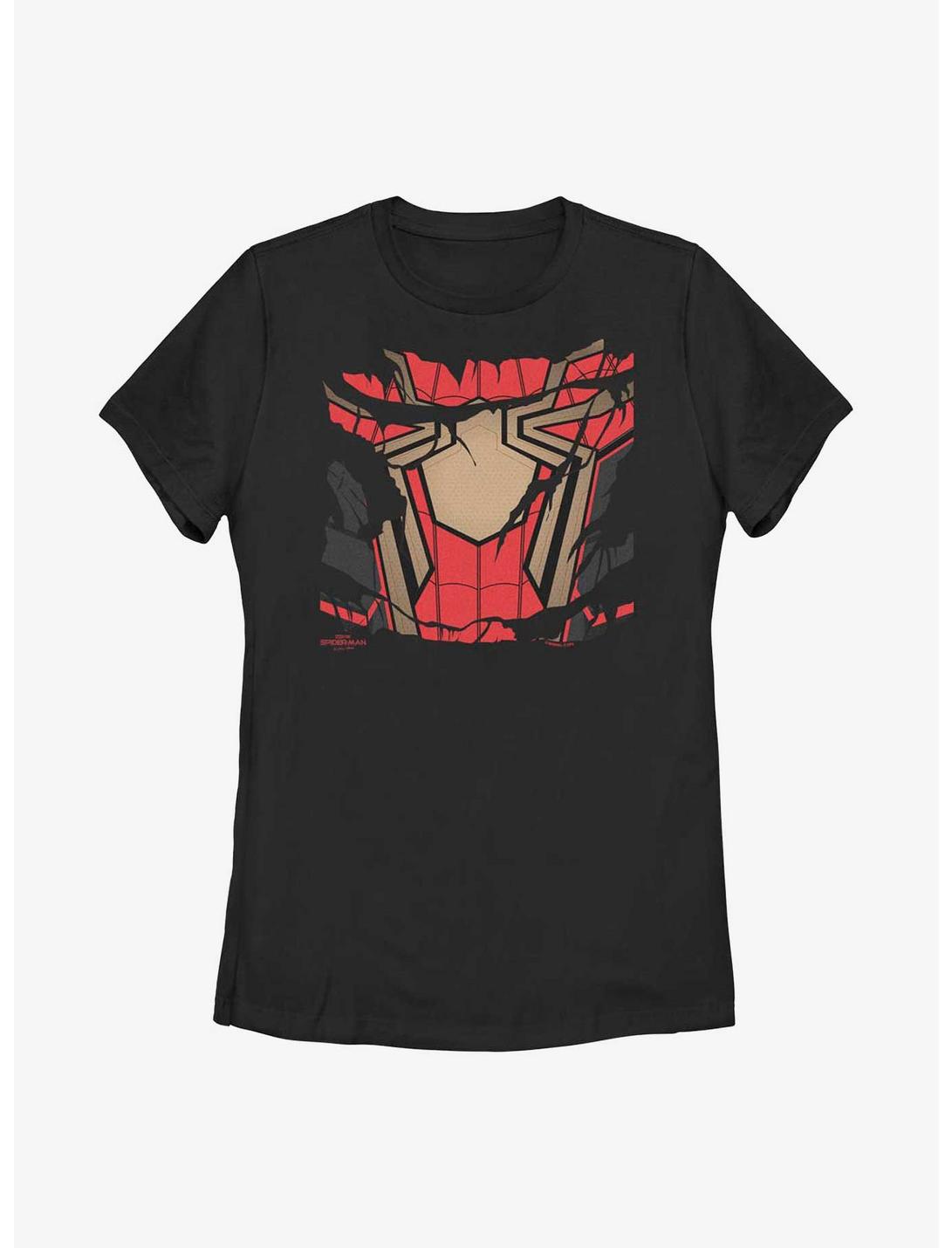 Marvel Spider-Man: No Way Home Iron Spider Costume Womens T-Shirt, BLACK, hi-res