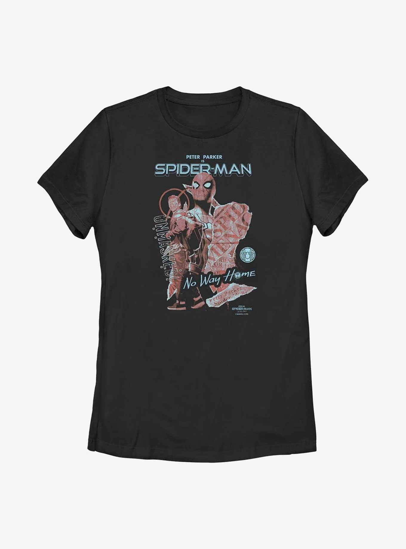 Marvel Spider-Man: No Way Home No Mask Cover Womens T-Shirt, , hi-res