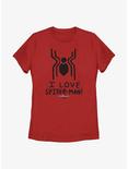 Marvel Spider-Man: No Way Home Spider Love Womens T-Shirt, RED, hi-res