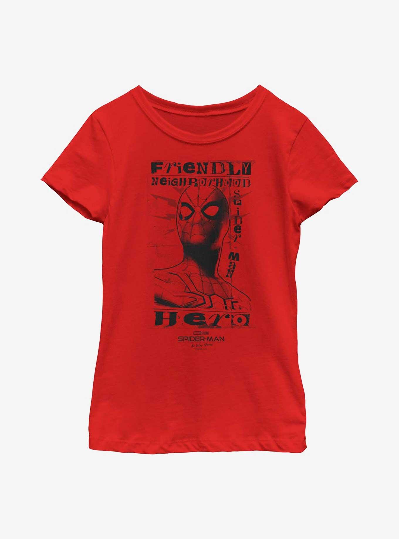 Marvel Spider-Man: No Way Home Friendly Hero Youth Girls T-Shirt, , hi-res