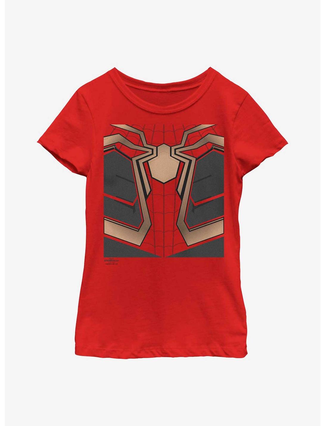Marvel Spider-Man: No Way Home I Am Iron Spider Youth Girls T-Shirt, RED, hi-res
