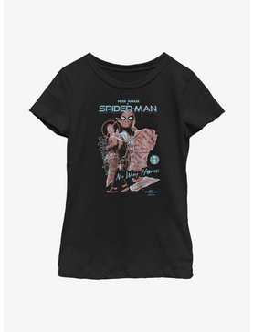 Marvel Spider-Man: No Way Home No Mask Cover Youth Girls T-Shirt, , hi-res