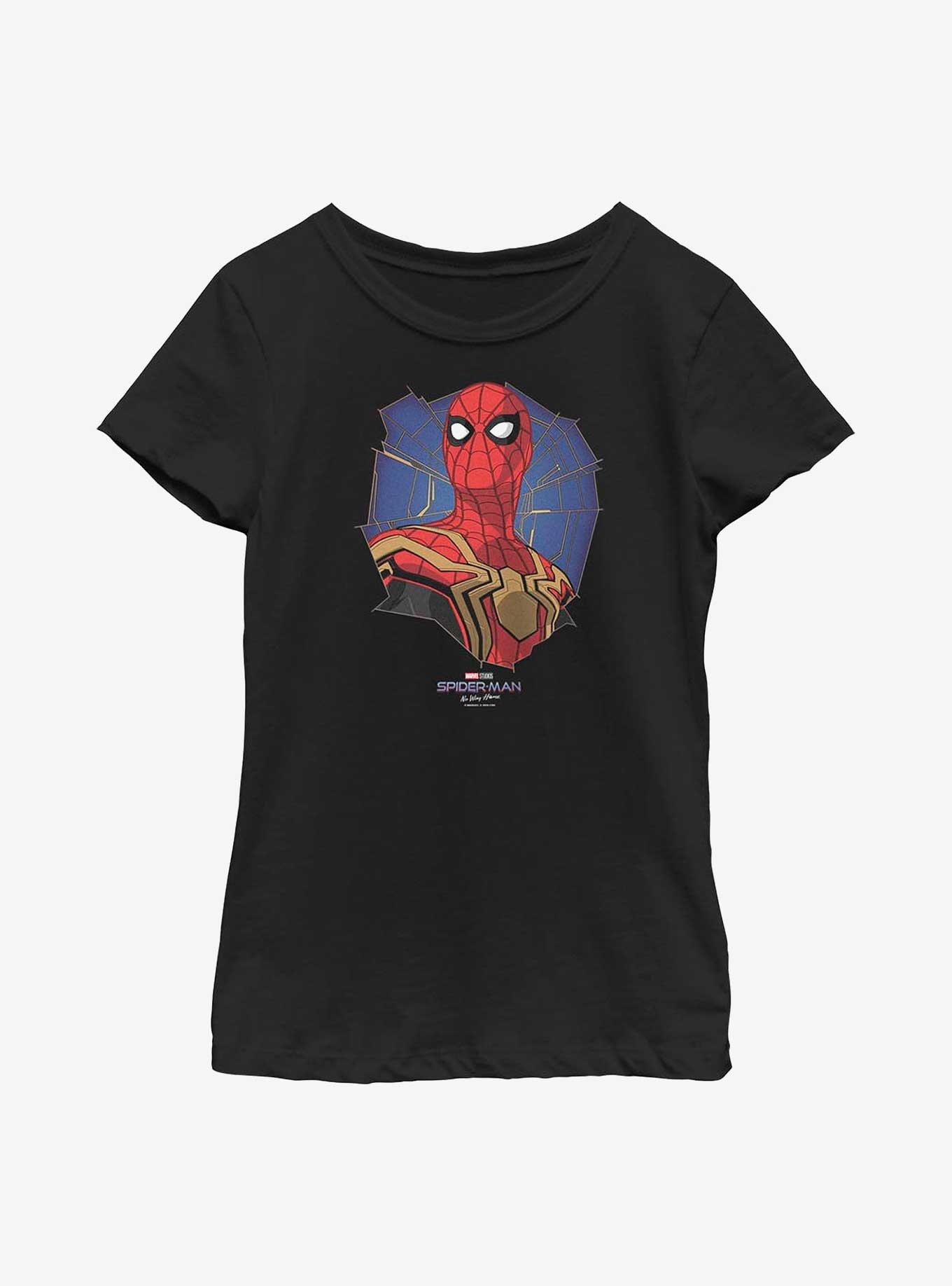 Marvel Spider-Man: No Way Home Web Of A Hero Youth Girls T-Shirt, BLACK, hi-res