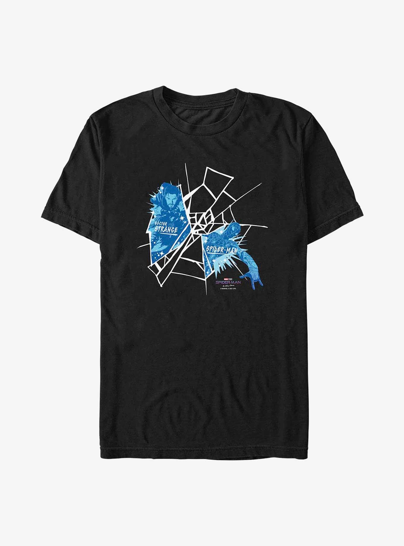 Marvel Spider-Man: No Way Home Strange Spidey Web T-Shirt, BLACK, hi-res