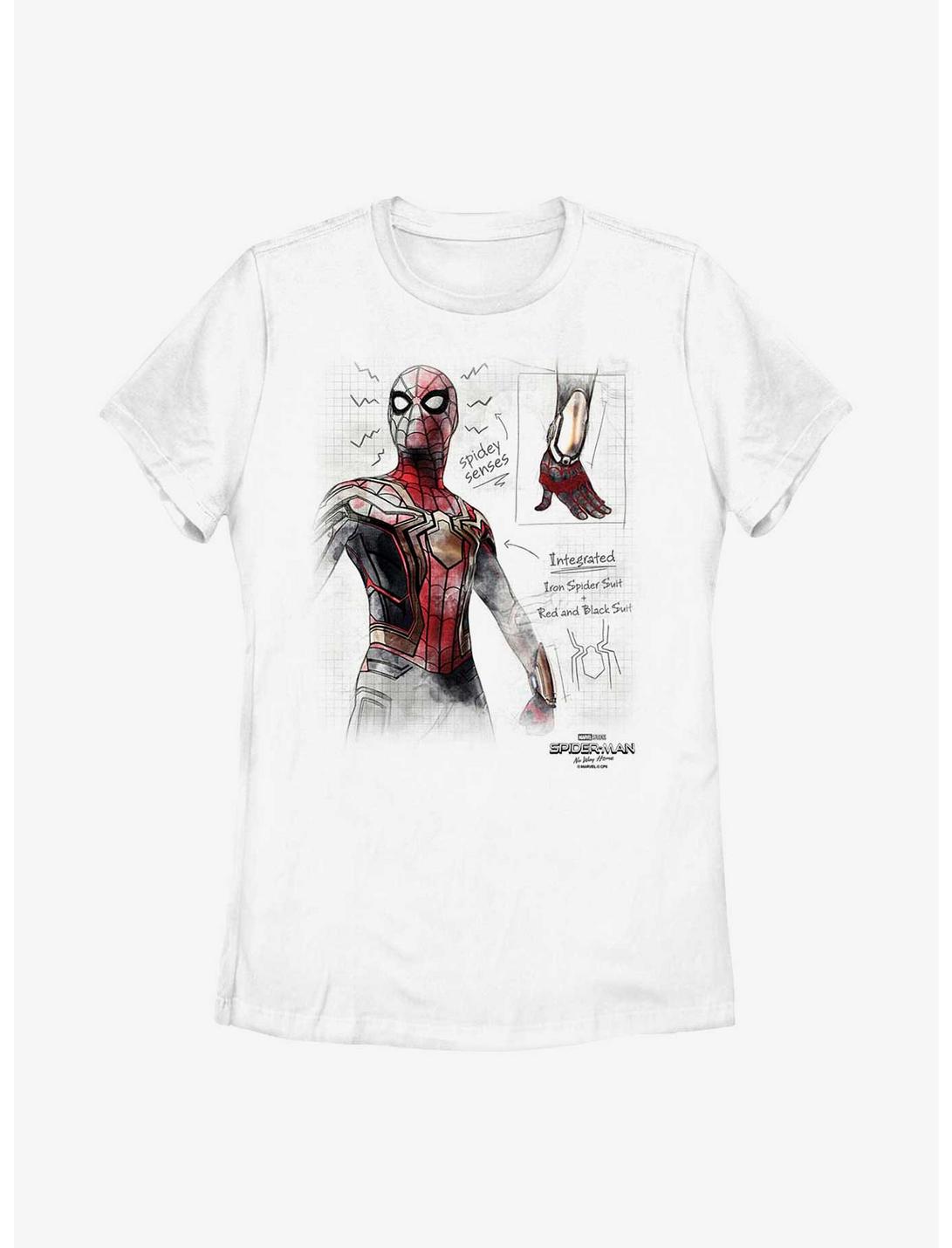 Marvel Spider-Man: No Way Home Paper Spidey Womens T-Shirt, BLACK, hi-res