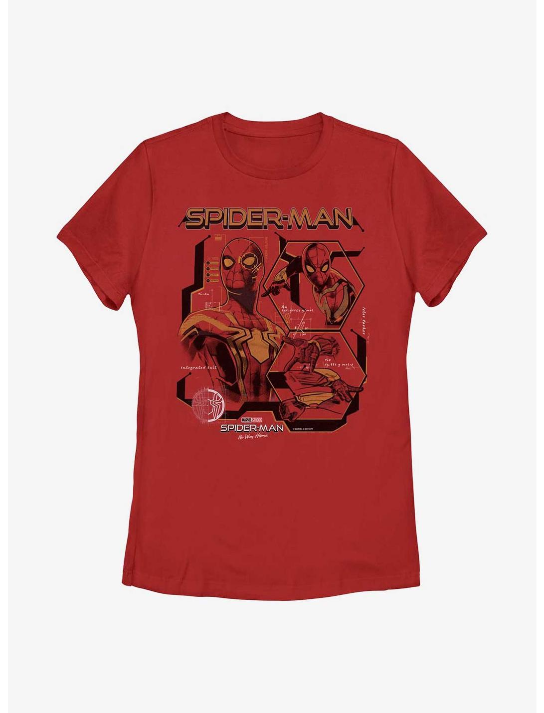 Marvel Spider-Man: No Way Home Tony's Gift Womens T-Shirt, RED, hi-res