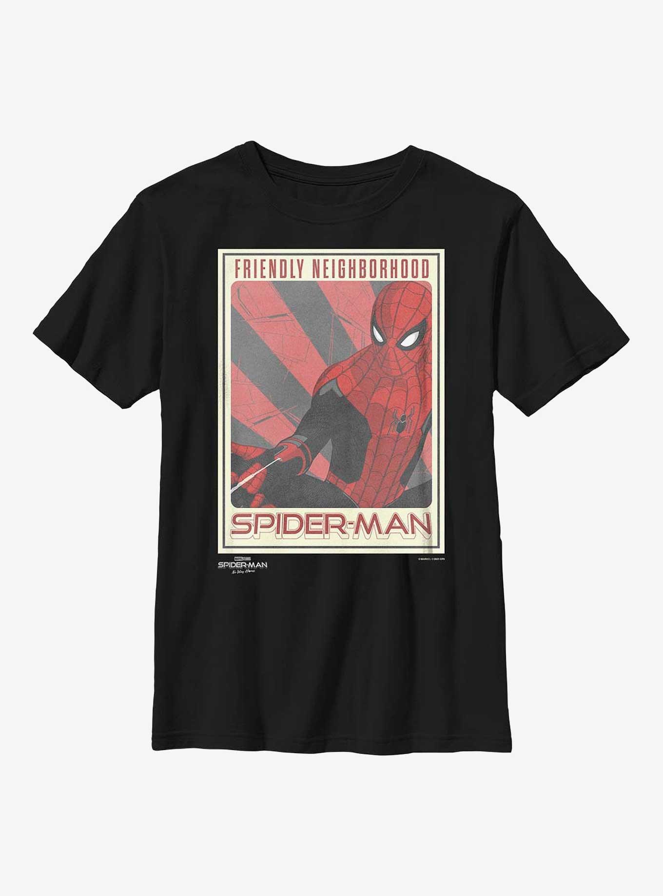 Marvel Spider-Man: No Way Home The Friendly Spider Youth T-Shirt, , hi-res