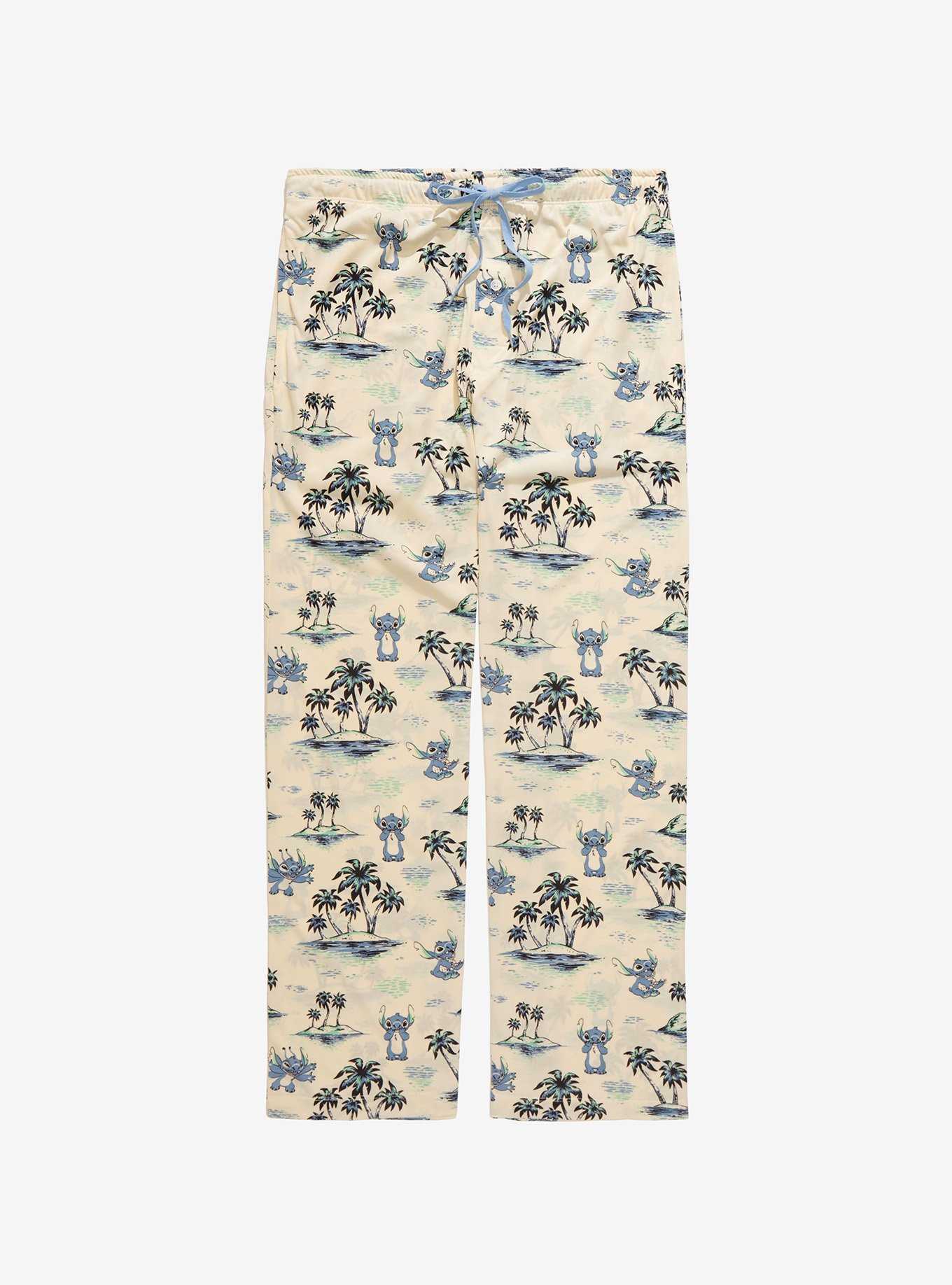 Disney Lilo & Stitch Tropical Island Allover Print Sleep Pants - BoxLunch Exclusive, , hi-res