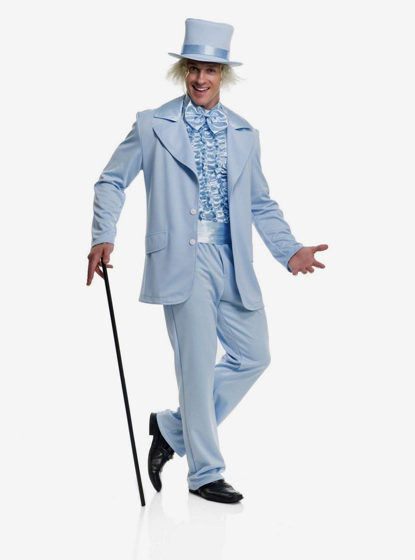 Dapper Dude Blue Suit Costume, BLUE, hi-res