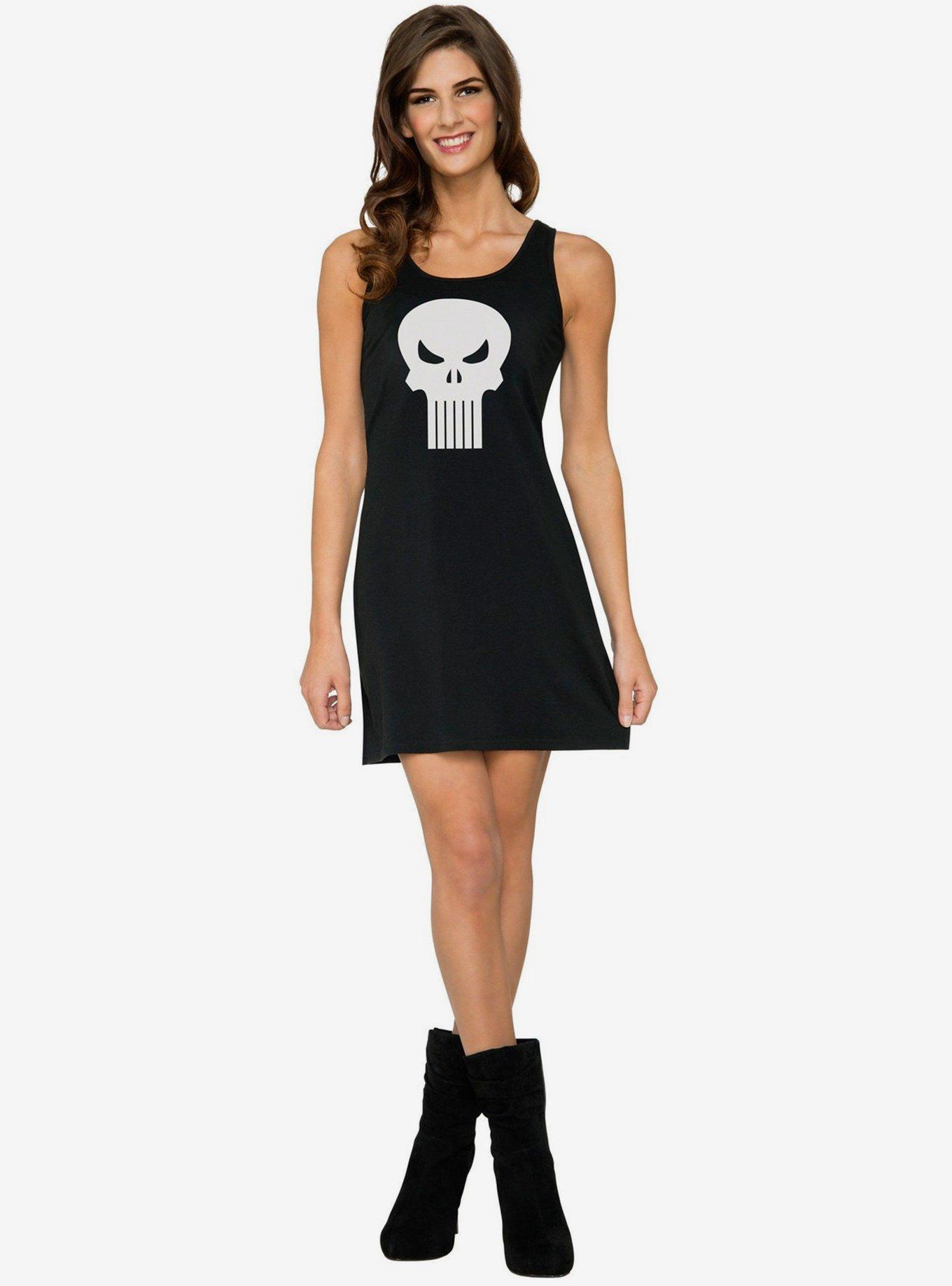 Marvel Punisher Costume Dress Plus Size, , hi-res