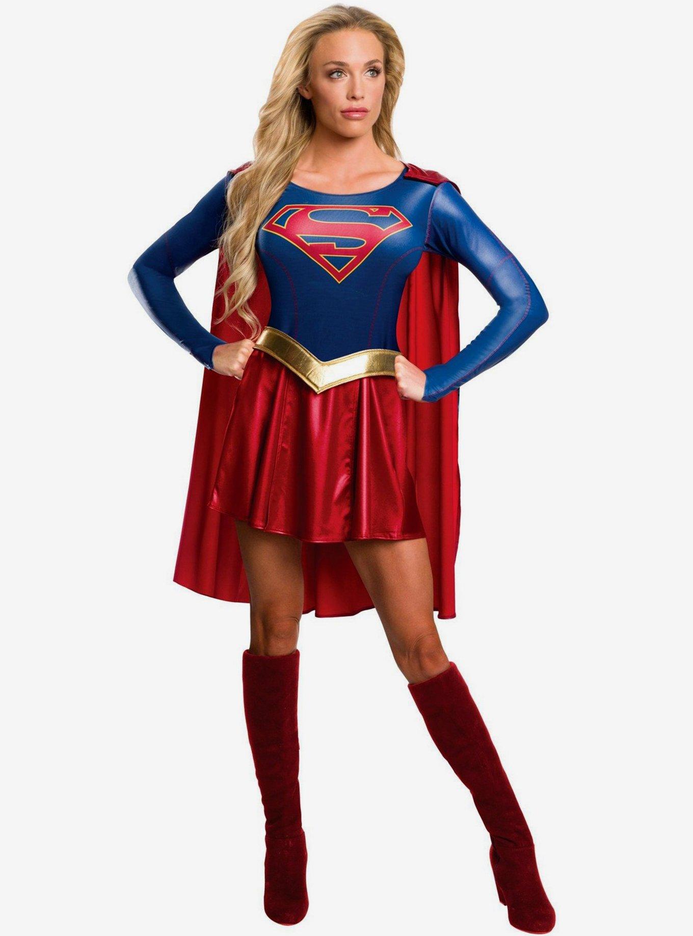 DC Comics Supergirl TV Costume, BLUE, hi-res