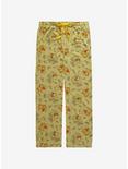 Disney Winnie the Pooh & Piglet Forest Allover Print Sleep Pants - BoxLunch Exclusive, SAGE, hi-res