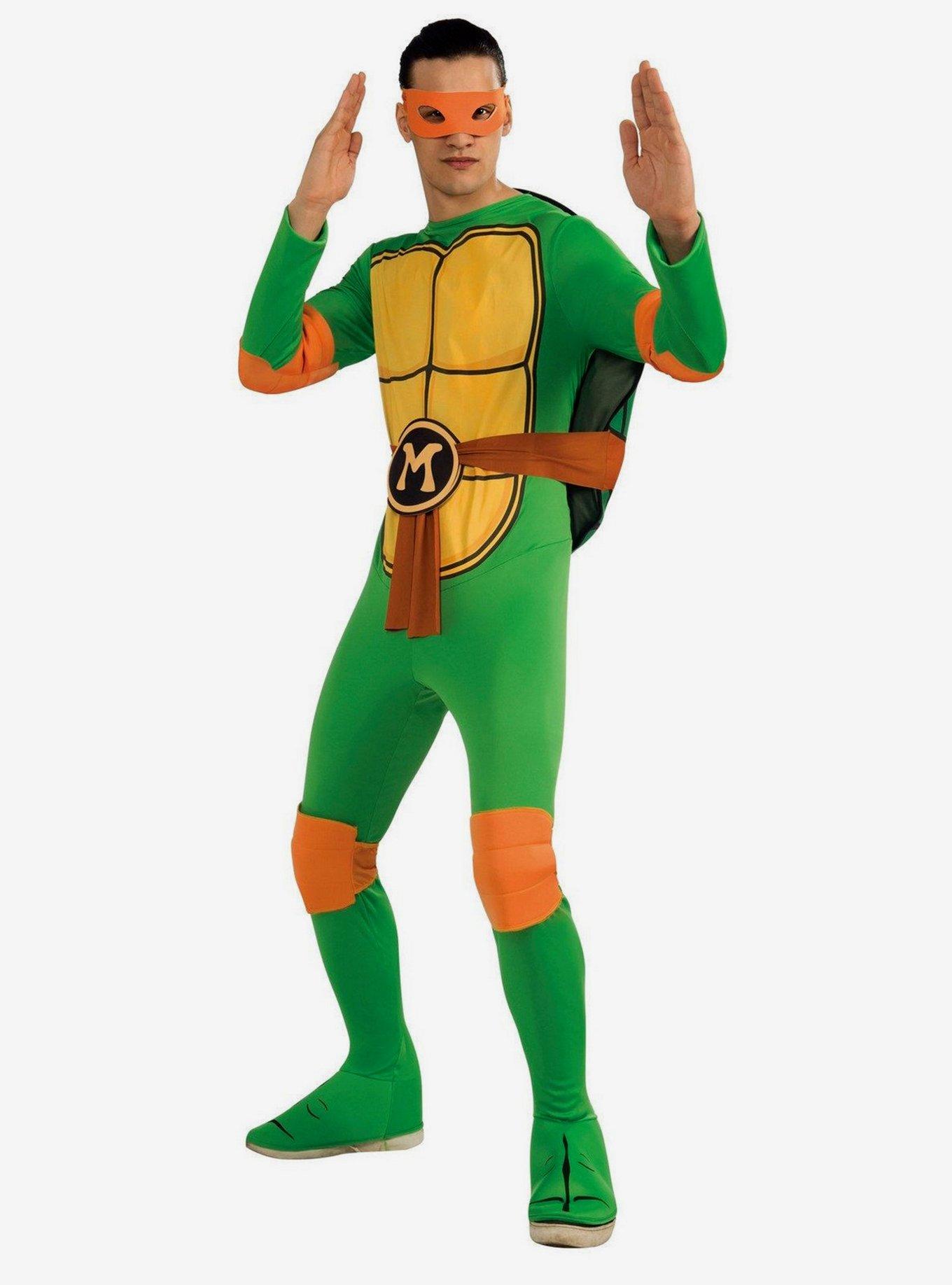 Teenage Mutant Ninja Turtles Michelangelo Costume, GREEN, hi-res