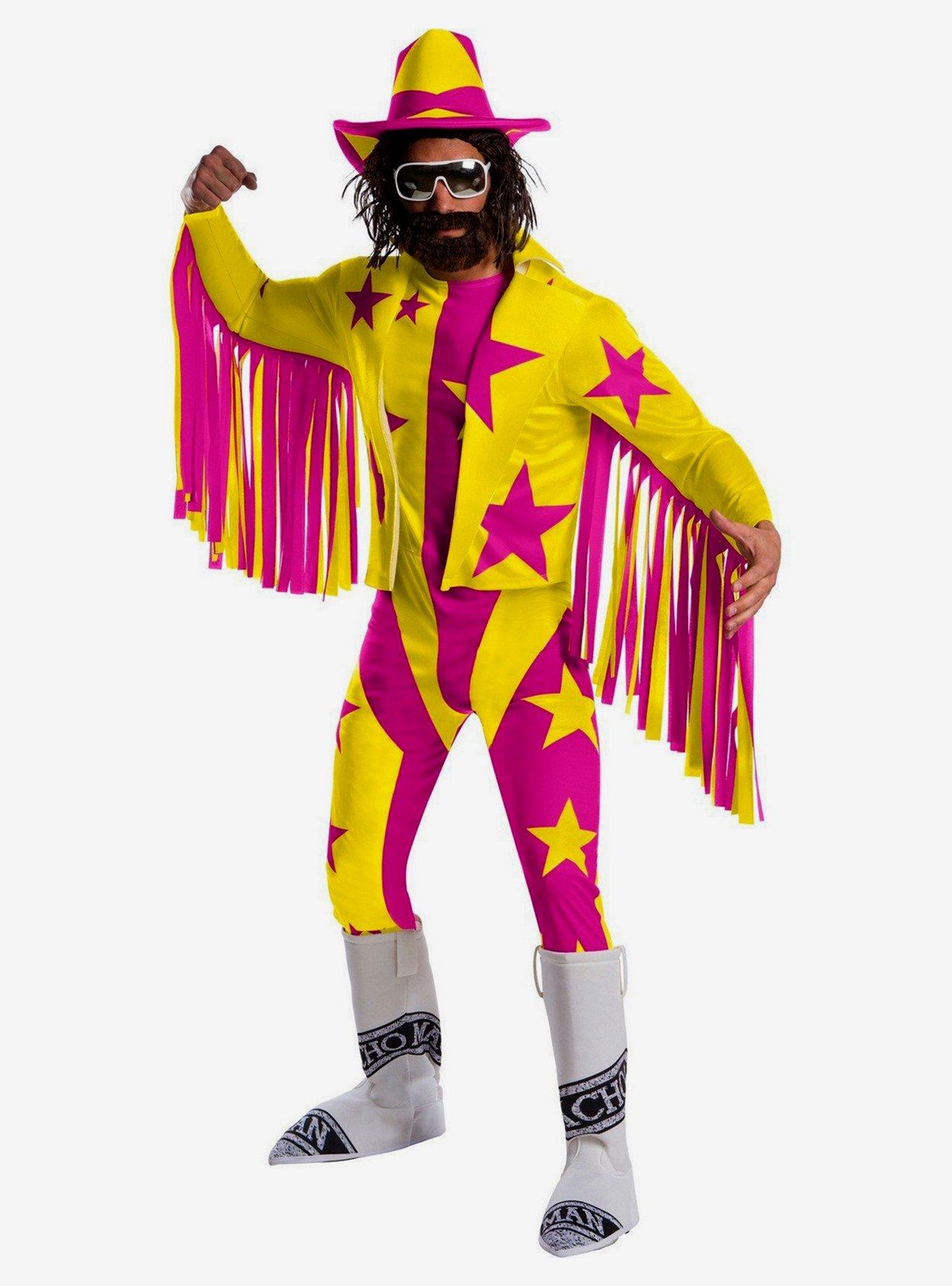 WWE Macho Man Randy Savage Deluxe Costume, ORANGE, hi-res