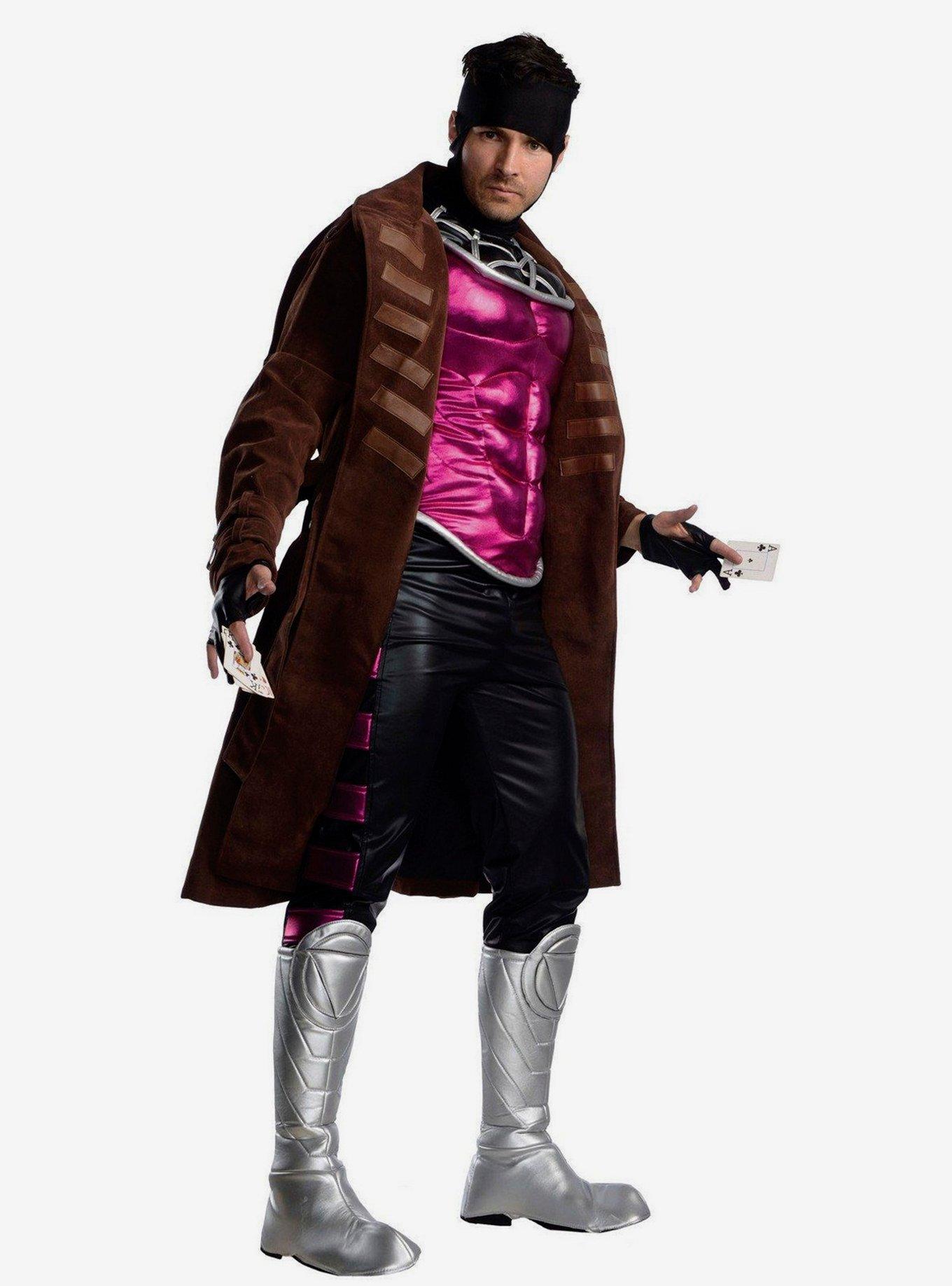 Marvel X-Men Gambit Costume, PURPLE, hi-res