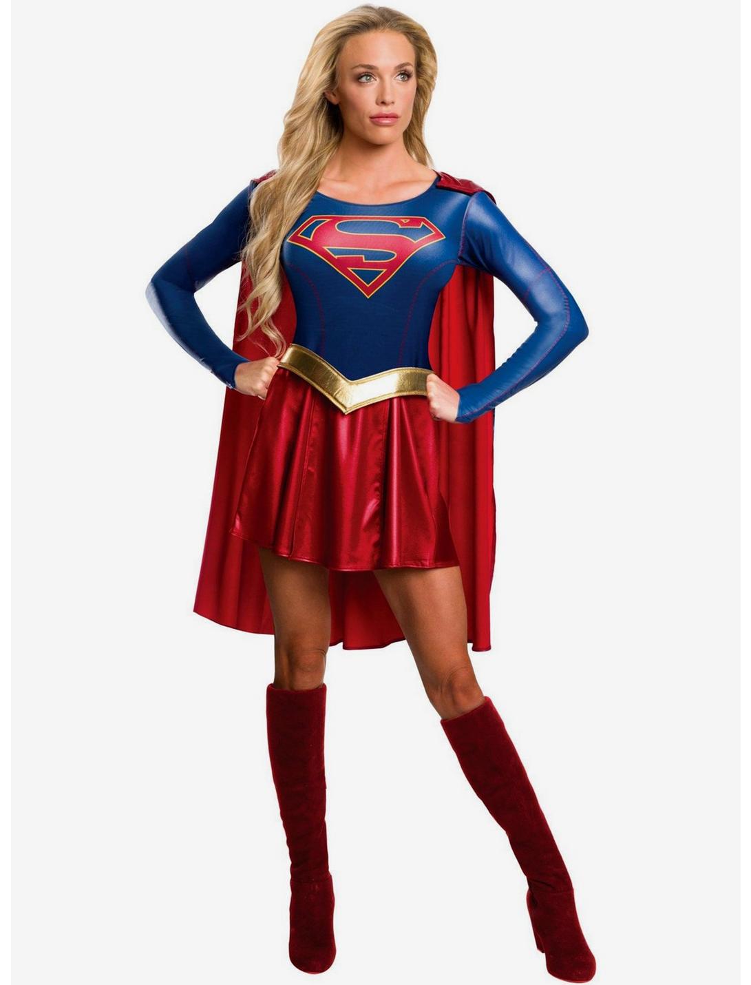 DC Comics Supergirl TV Costume, BLUE, hi-res
