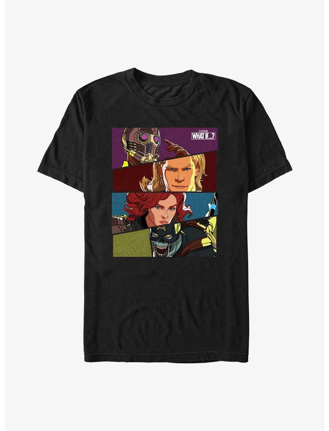 Marvel What If...? Hero Boxes T-Shirt, BLACK, hi-res