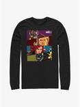Marvel What If...? Hero Boxes Long-Sleeve T-Shirt, BLACK, hi-res