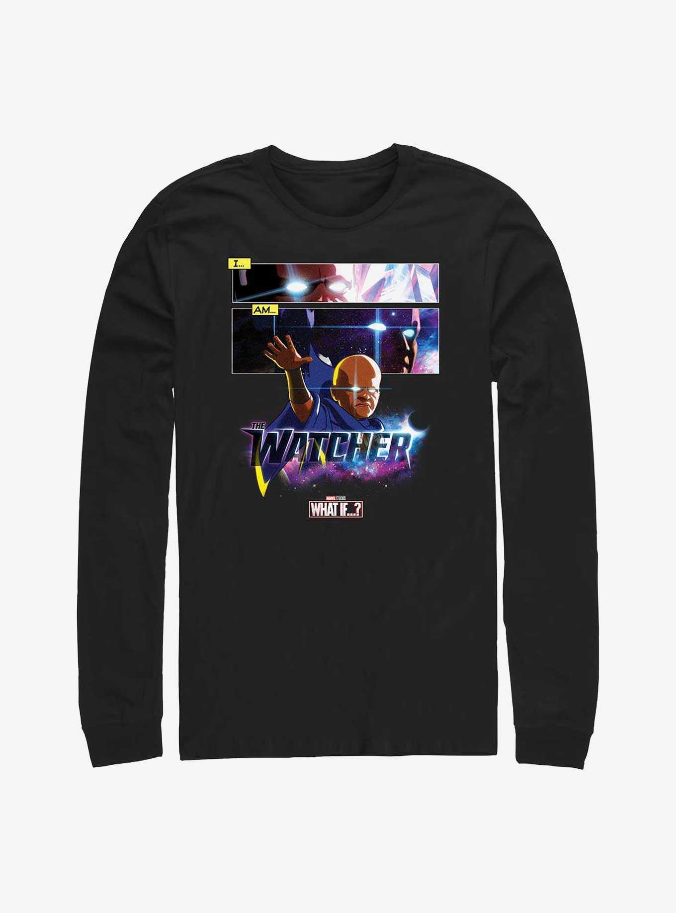 Marvel What If...? I Am The Watcher Panels Long-Sleeve T-Shirt, , hi-res