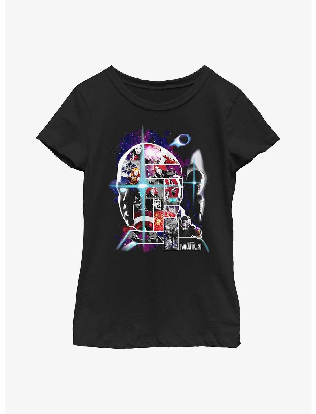 Marvel What If...? Watch Face Youth Girls T-Shirt, BLACK, hi-res