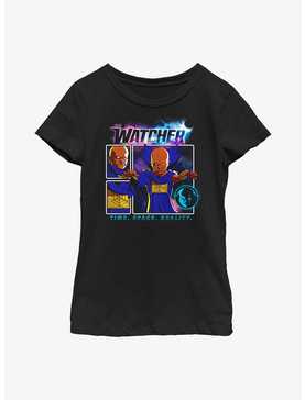 Marvel What If...? Watcher Panel Youth Girls T-Shirt, , hi-res