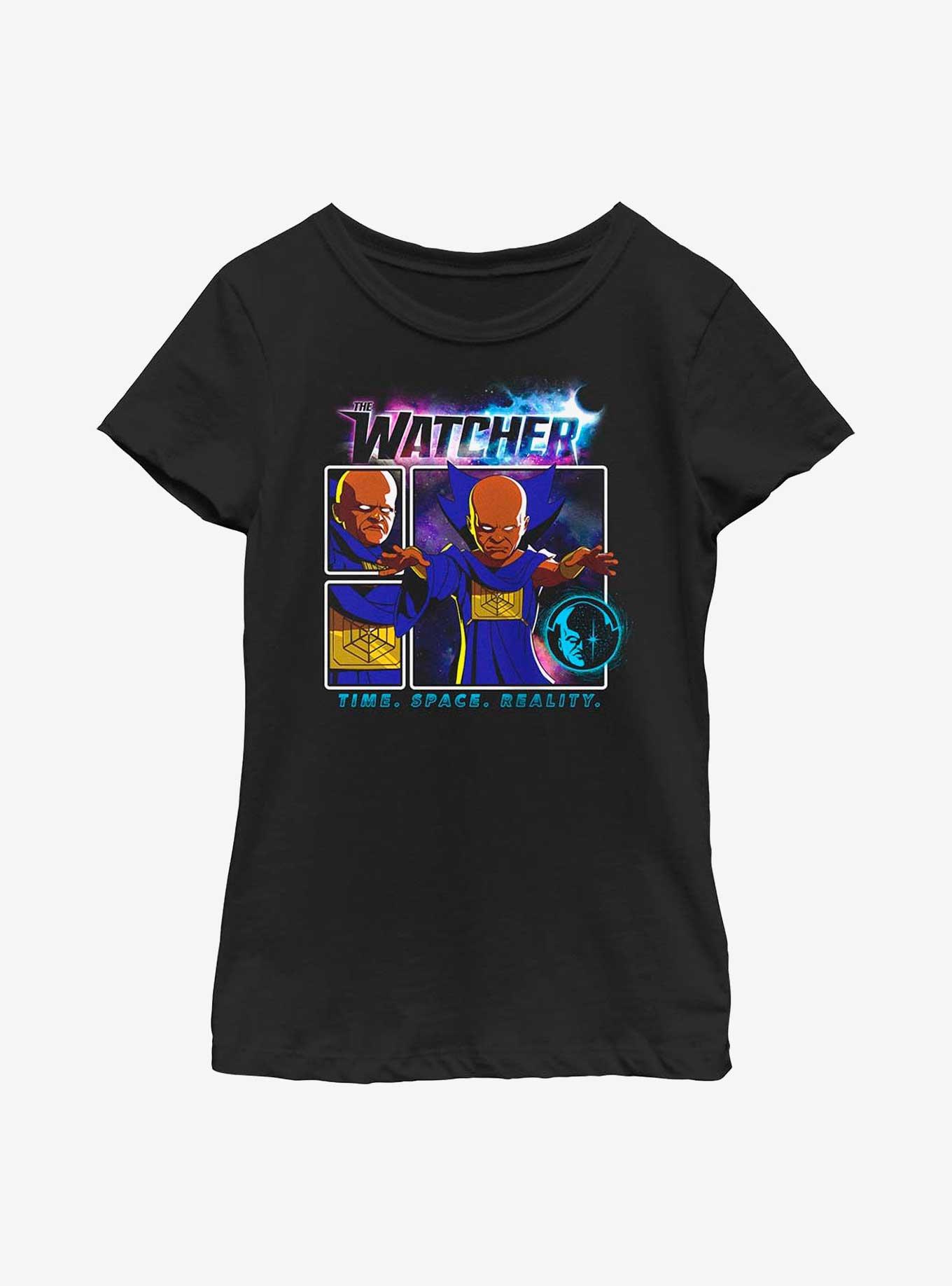 Marvel What If...? Watcher Panel Youth Girls T-Shirt, , hi-res