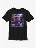Marvel What If...? Watcher Panel Youth T-Shirt, BLACK, hi-res
