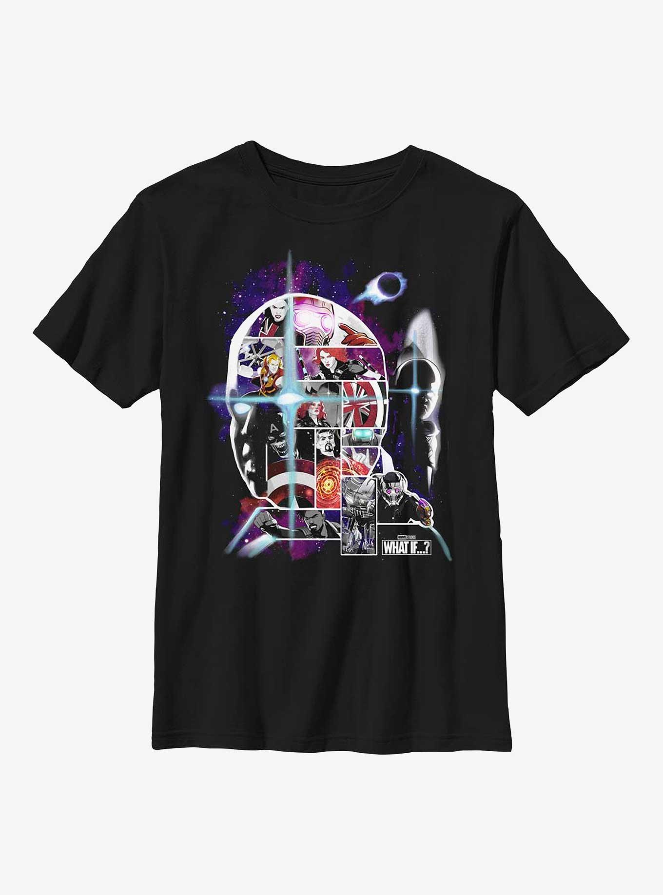 Marvel What If...? Watch Face Youth T-Shirt, BLACK, hi-res