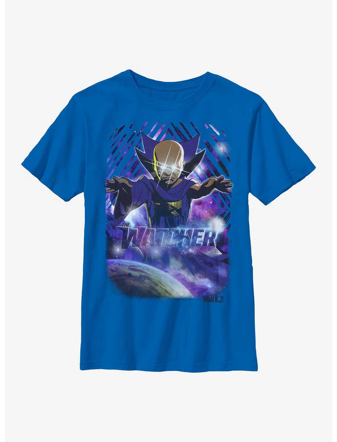 Marvel What If...? Watcher Never Sleeps Youth T-Shirt, ROYAL, hi-res