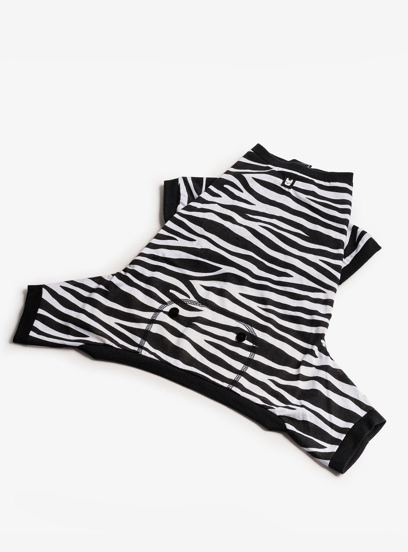 Basic Dog Pajama Zebra, MULTI, hi-res