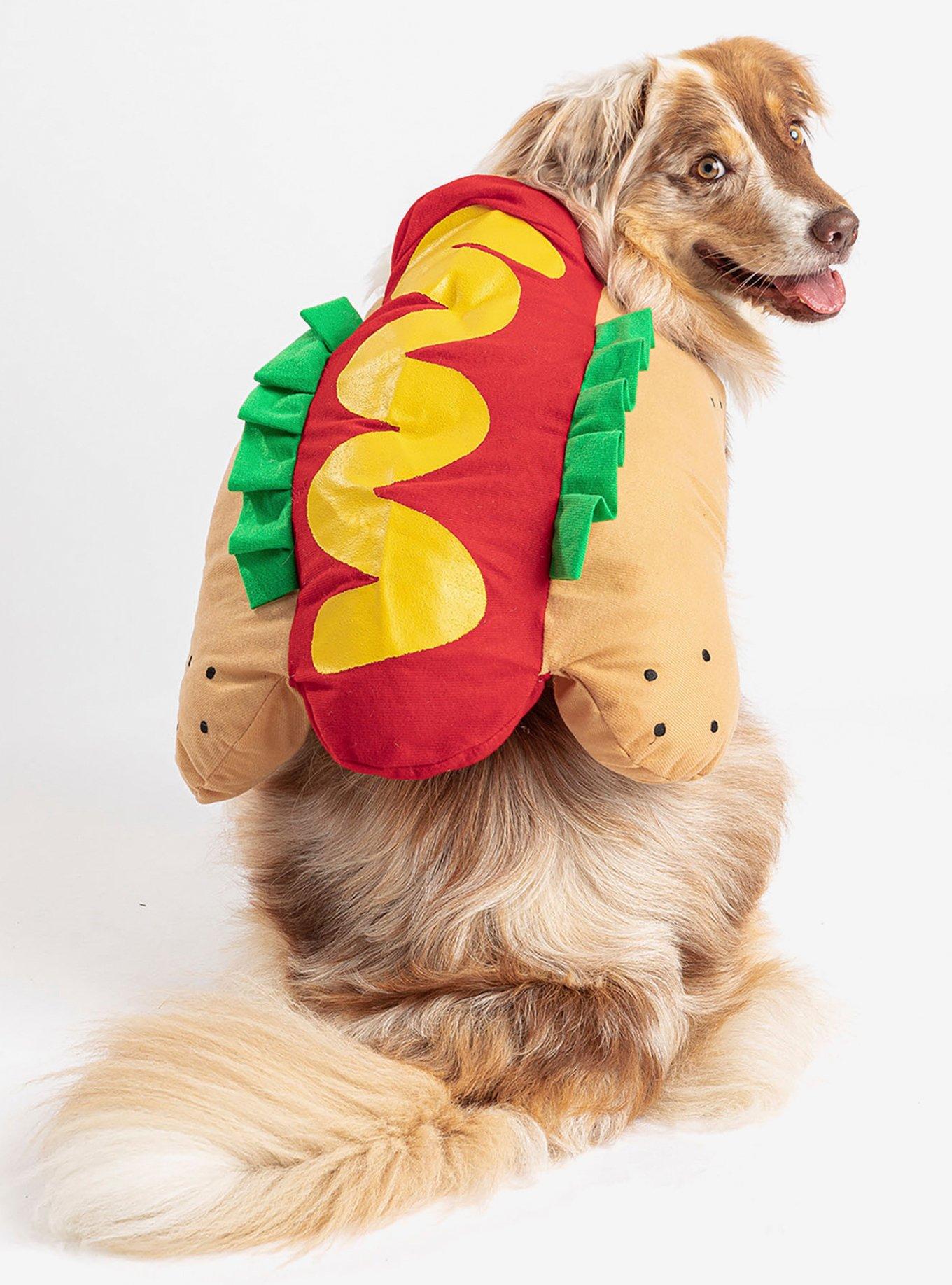 Hotdog Vendor Dog Costume