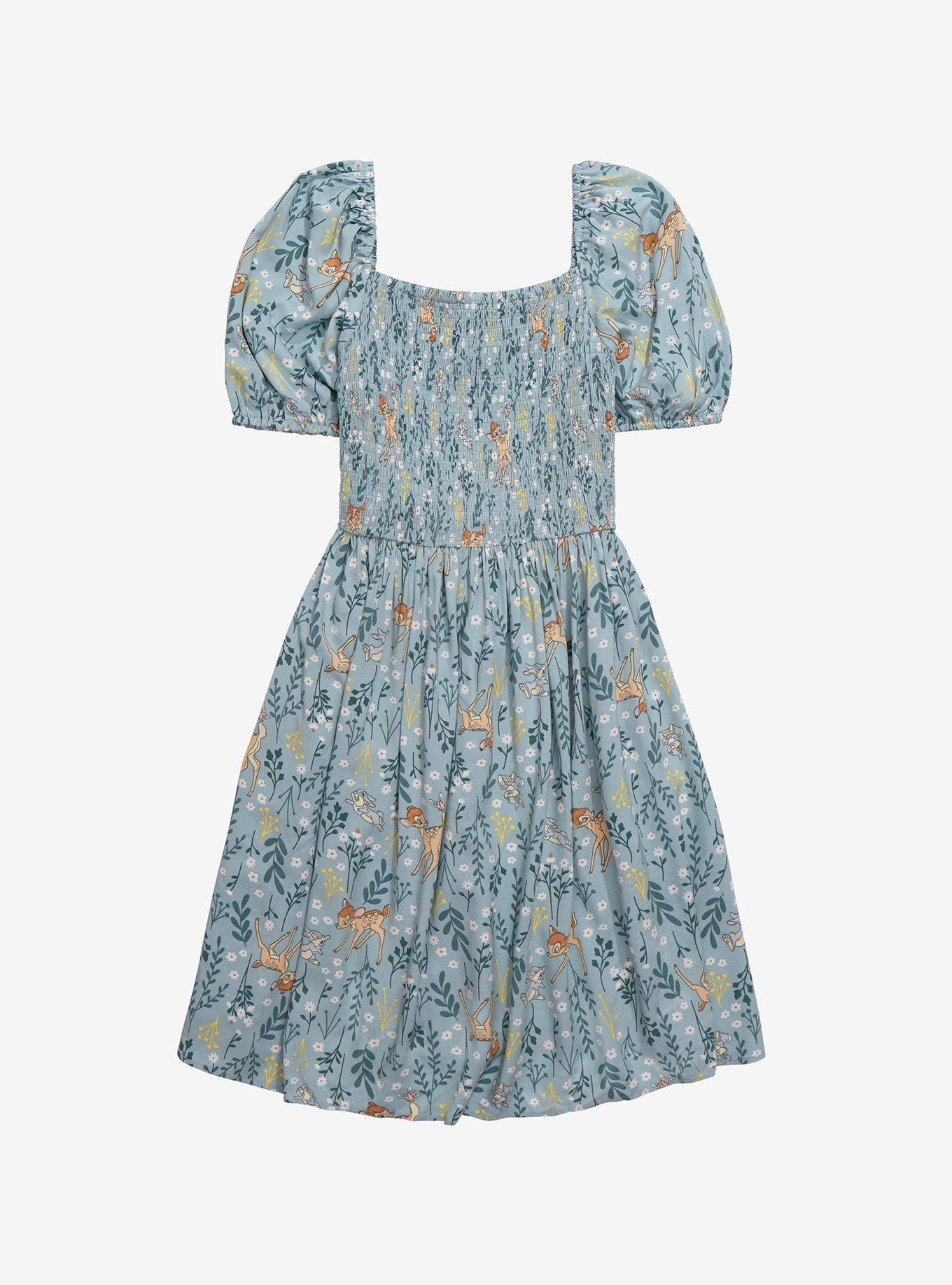 Her Universe Disney Bambi Floral Spring Dress, MULTI, hi-res