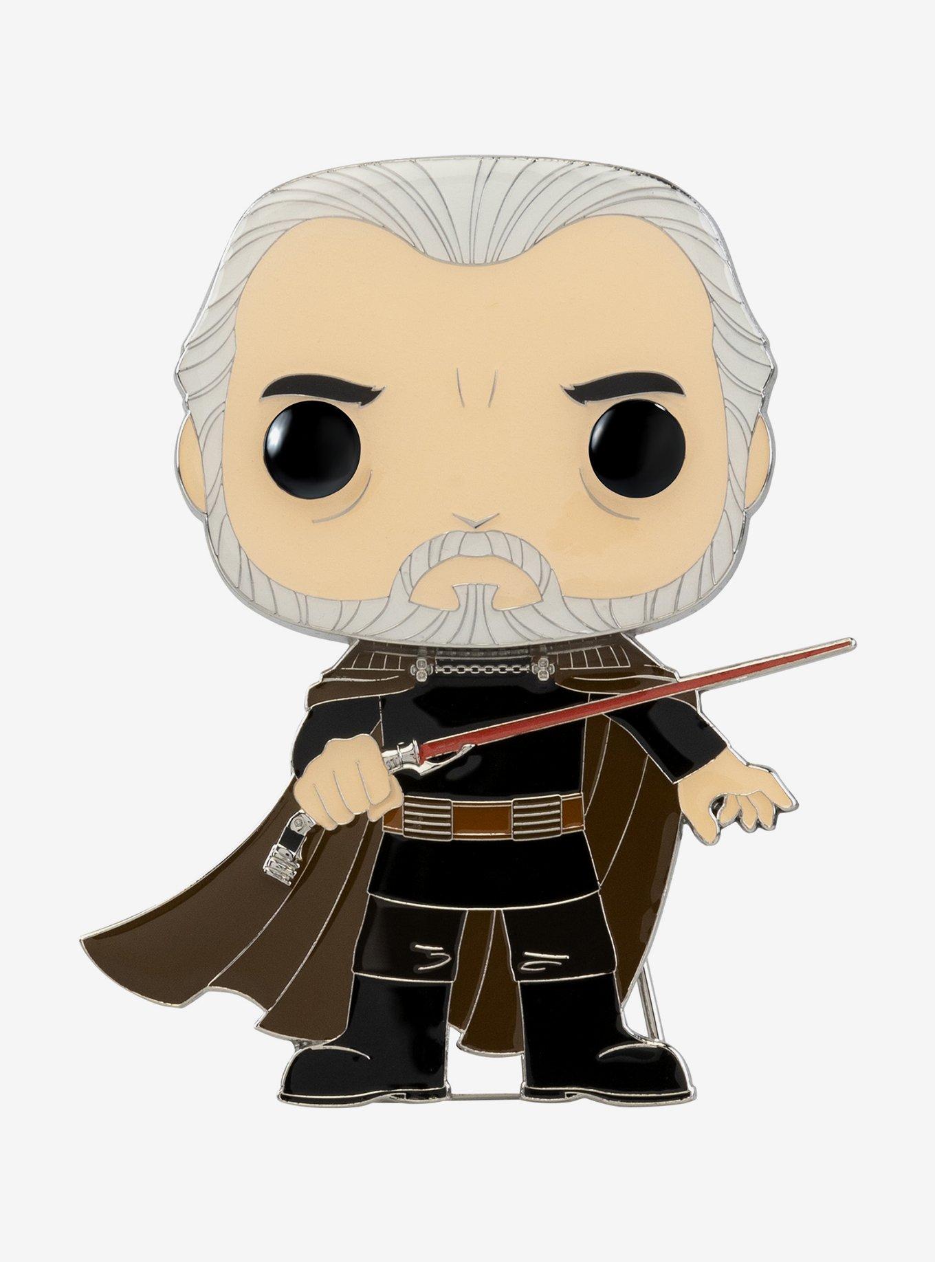 Funko Pop! Star Wars Count Dooku Large Enamel Pin, , hi-res