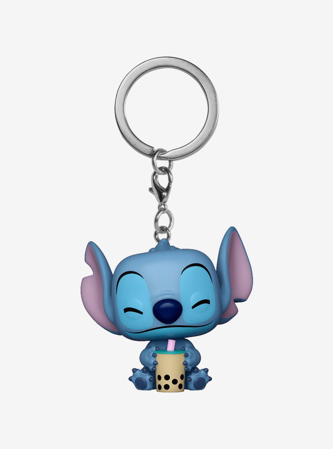 Stitch Detail Keychain Wristlet