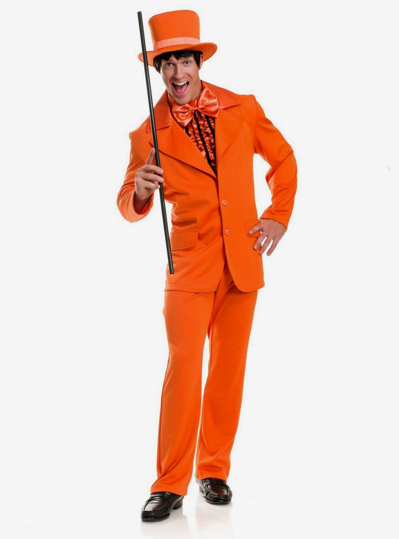 Dapper Dude Orange Suit Costume, ORANGE, hi-res