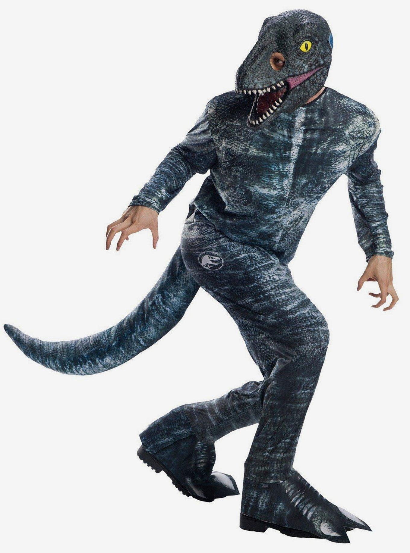 Velociraptor Costume, BLUE, hi-res