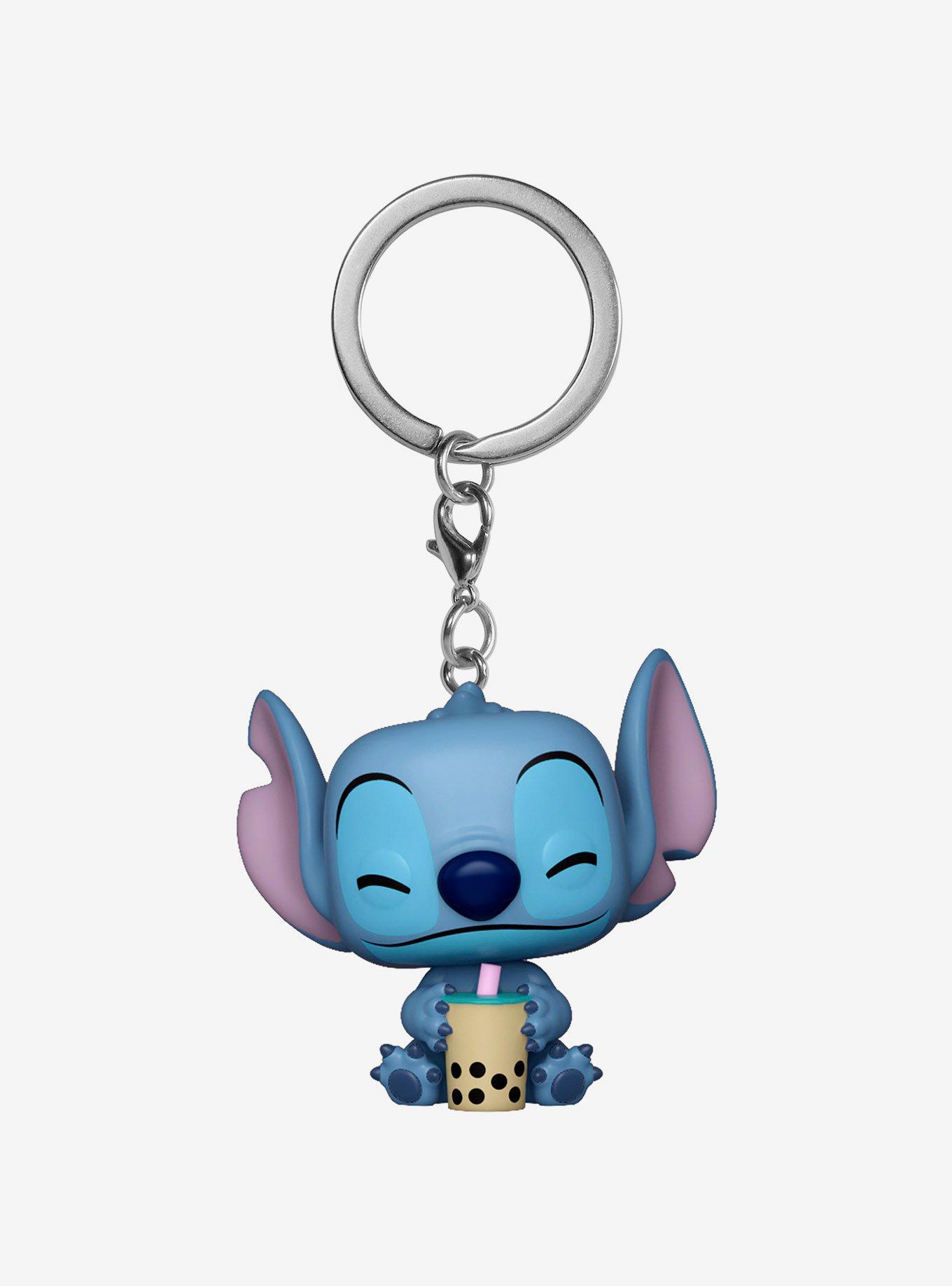 Disney Stitch Face Keychain Bag Charm