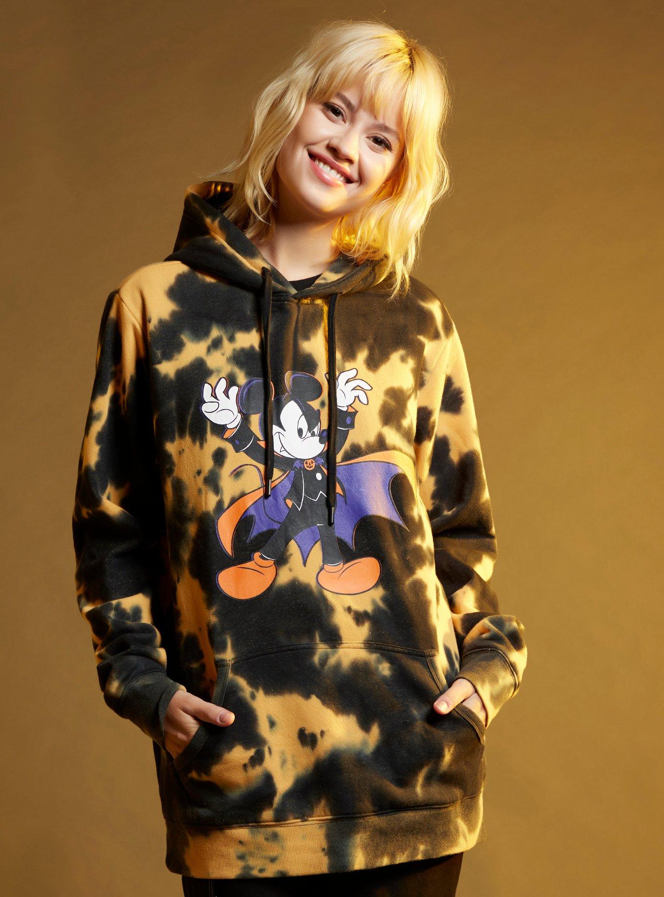 Mickey mouse tie hot sale dye hoodie