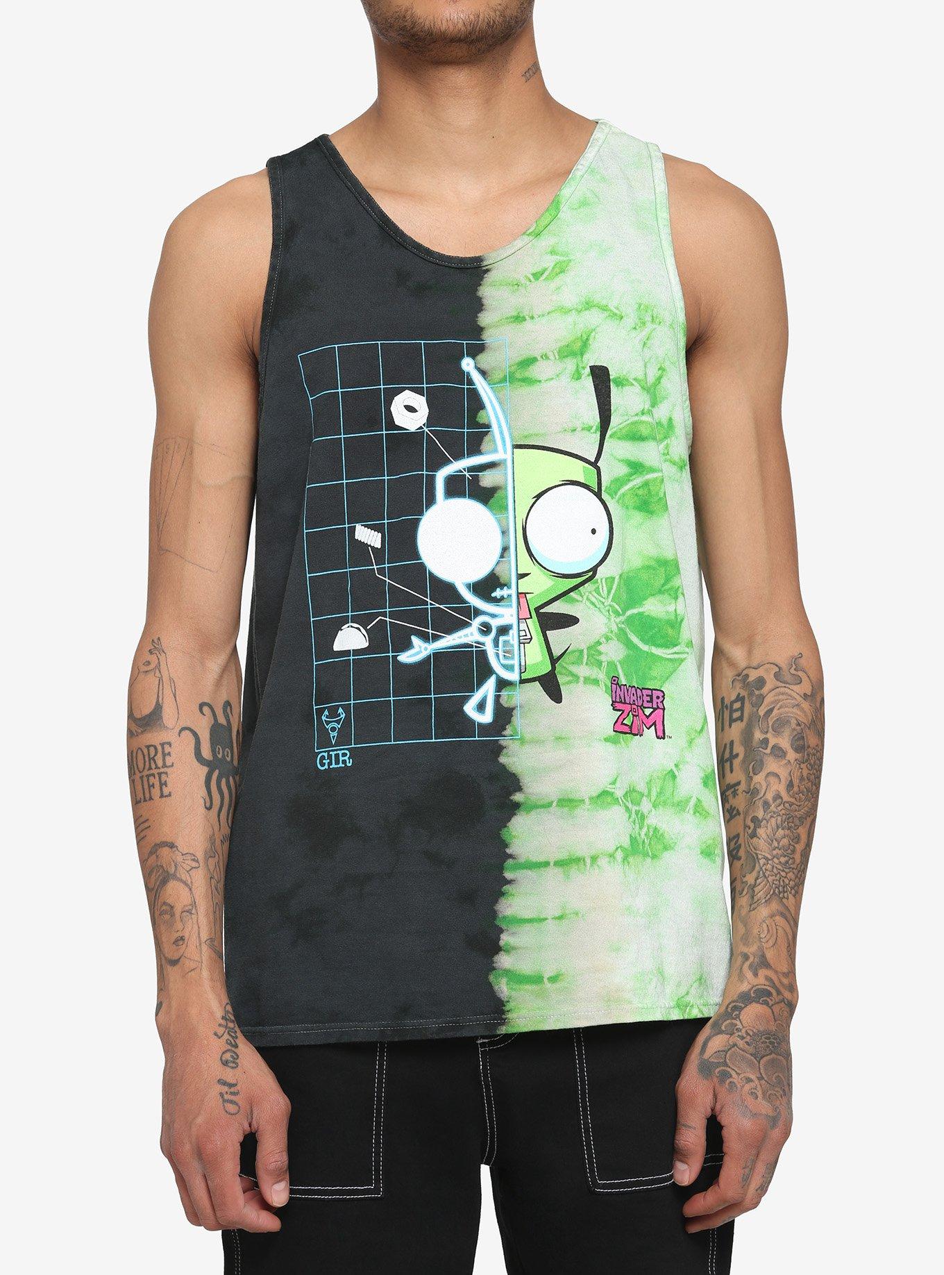 新品　インベーダー ジム　 INVADER ZIM  タンクトップ Amazon.com: Invader Zim GIR Front & Back Nickelodeon Cartoon