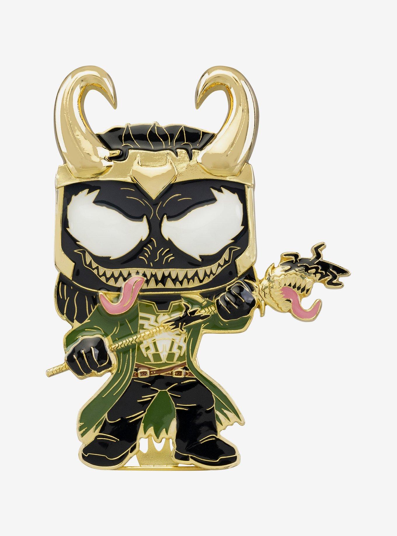 Funko Pop! Marvel Venom Venomized Loki Large Enamel Pin