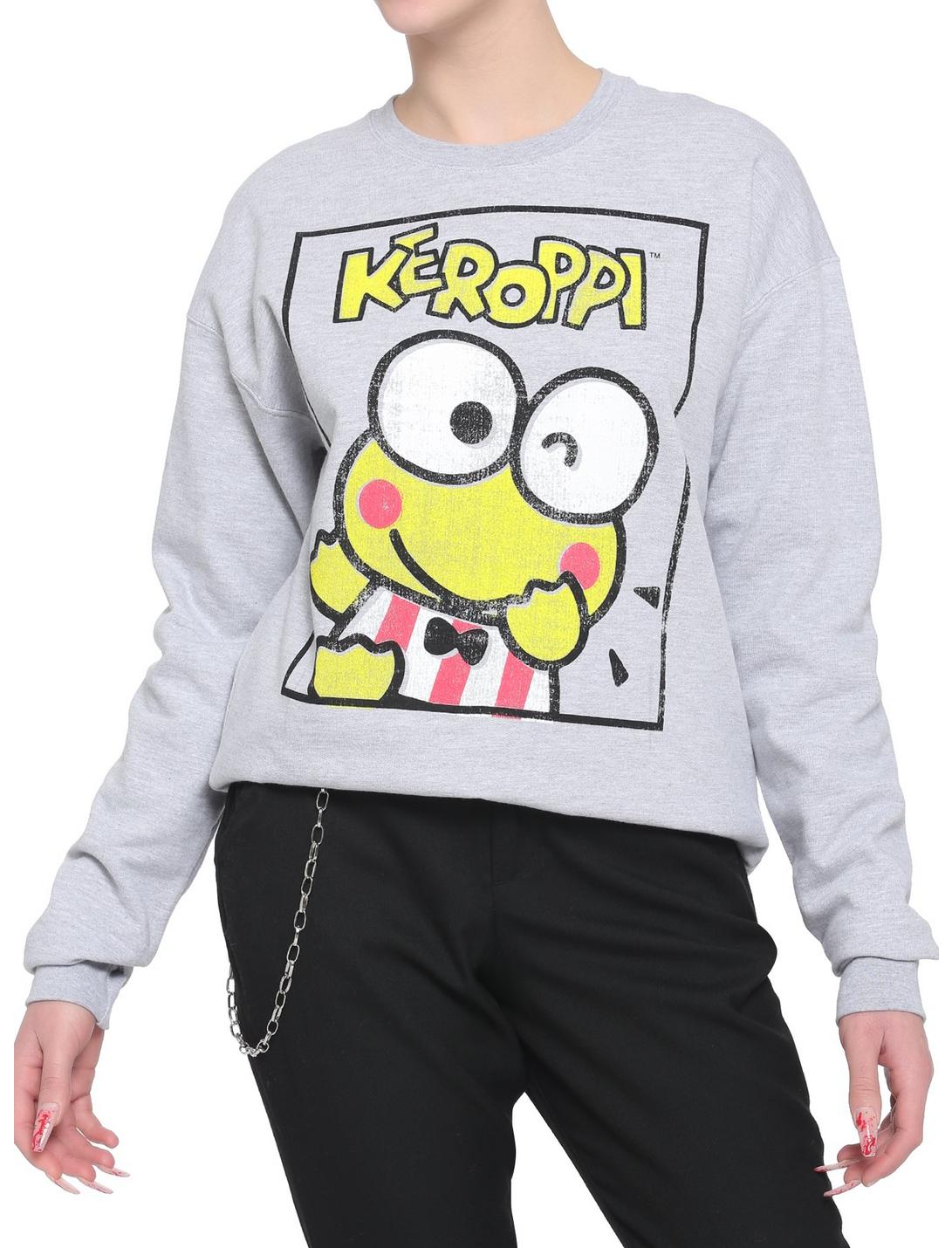 Keroppi Jumbo Graphic Sweatshirt, MULTI, hi-res