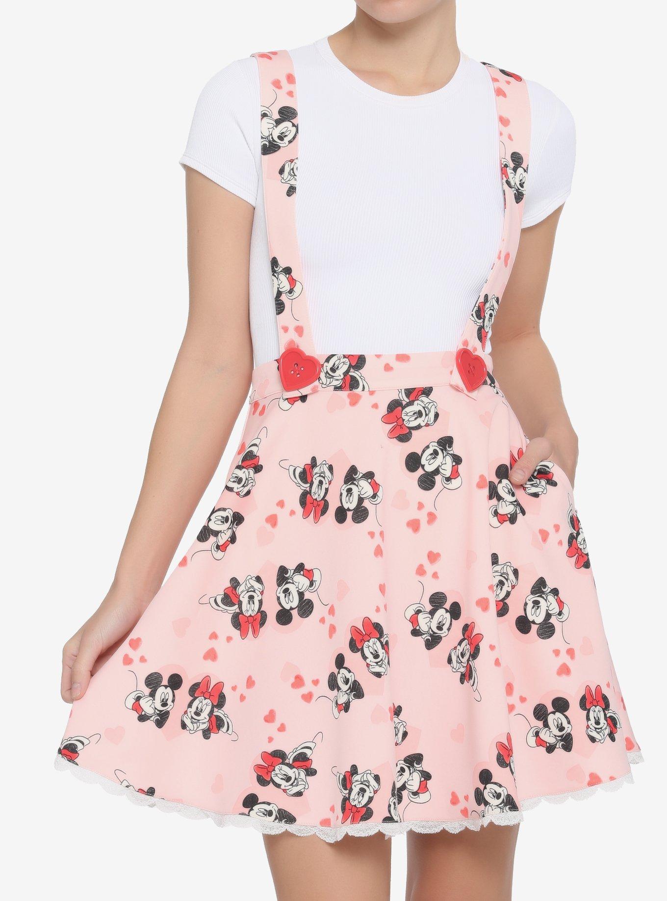 Minnie mouse suspender skirt hotsell