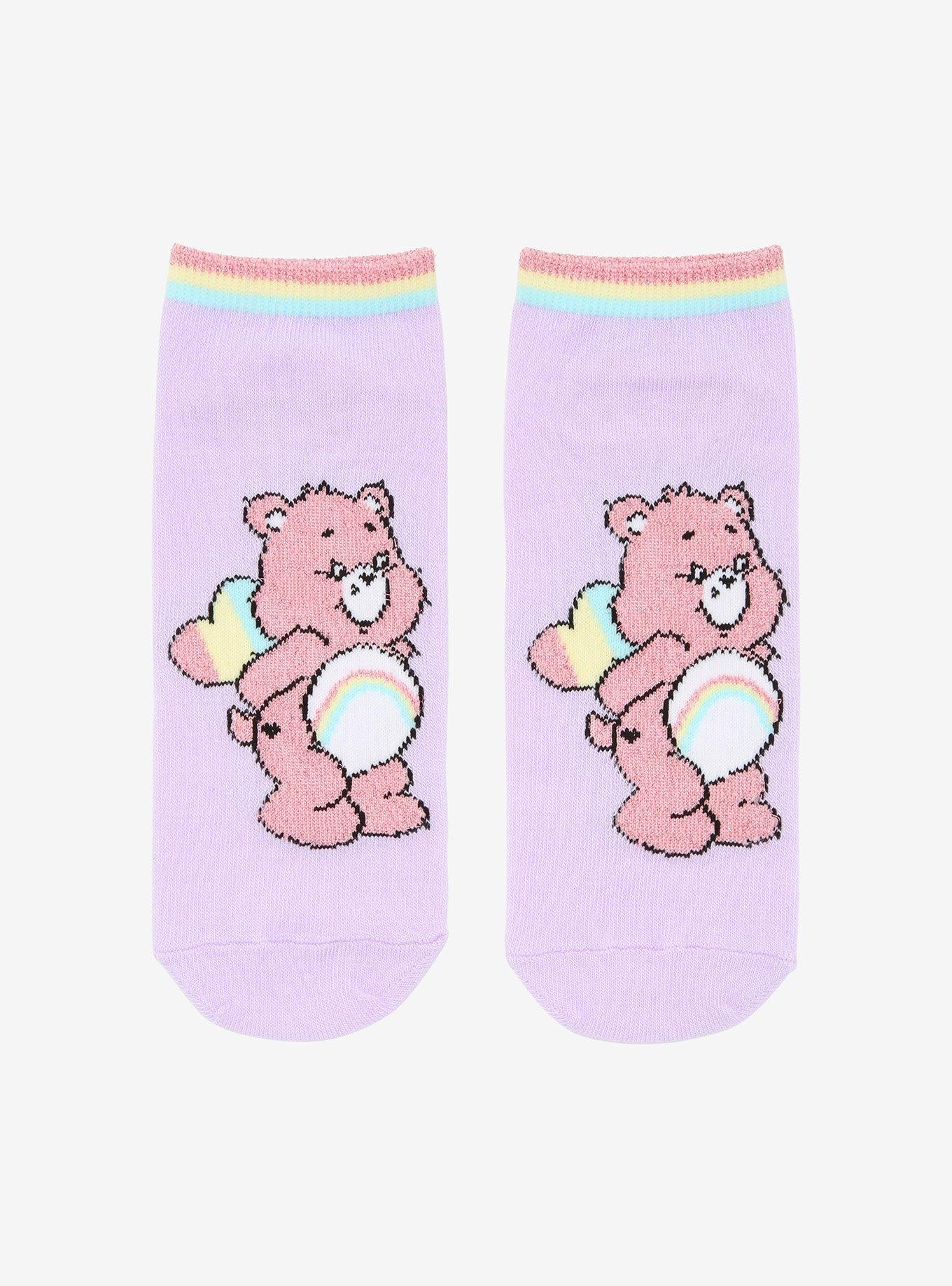 Care Bears Rainbow Cheer Bear No-Show Socks, , hi-res