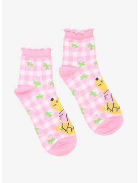 Disney Winnie The Pooh Pink Strawberry Ankle Socks, , hi-res