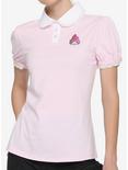 My Melody Pink Collared Girls Top, PINK, hi-res
