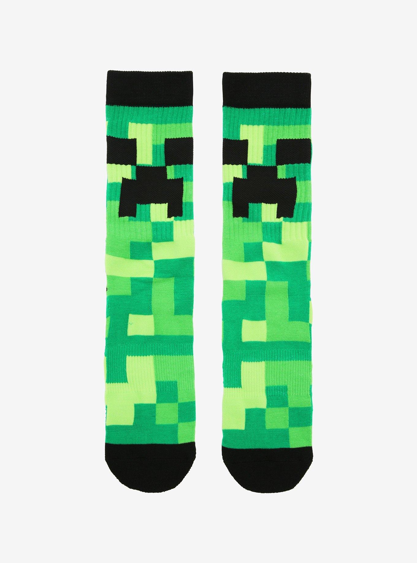 Minecraft Creeper Crew Socks Hot Topic