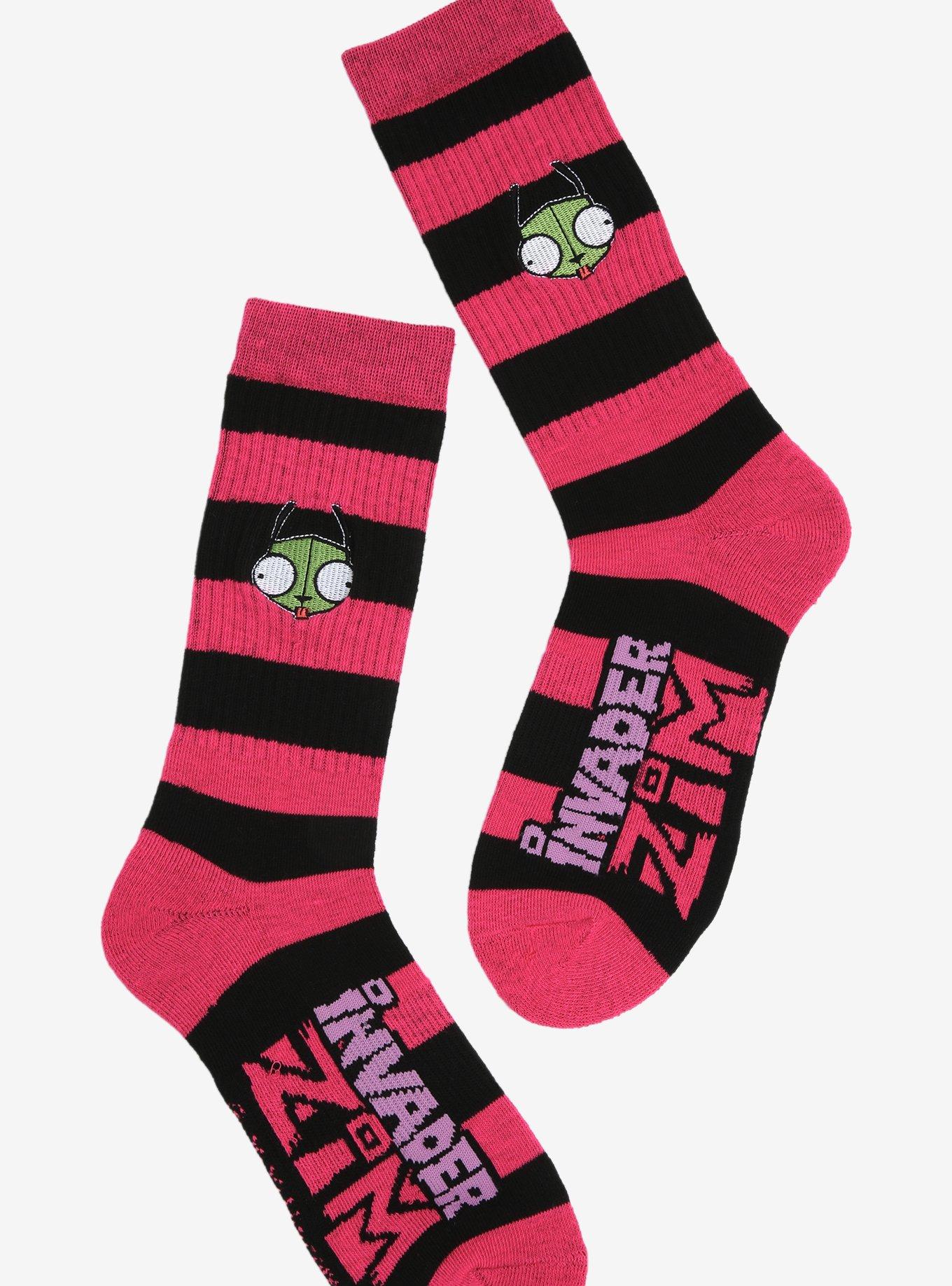 Invader Zim GIR Duo Crew Socks, , hi-res