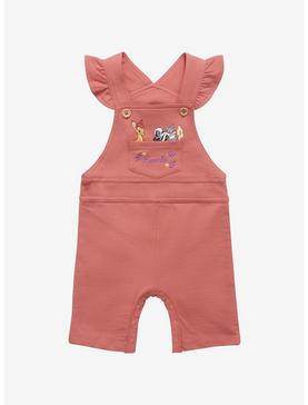 Disney Bambi Floral Infant Ruffle Overalls - BoxLunch Exclusive, , hi-res